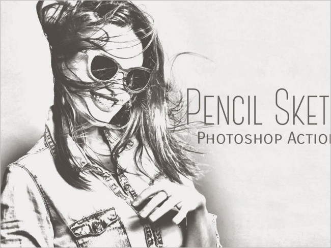 Pencil Sketch Photoshop Options