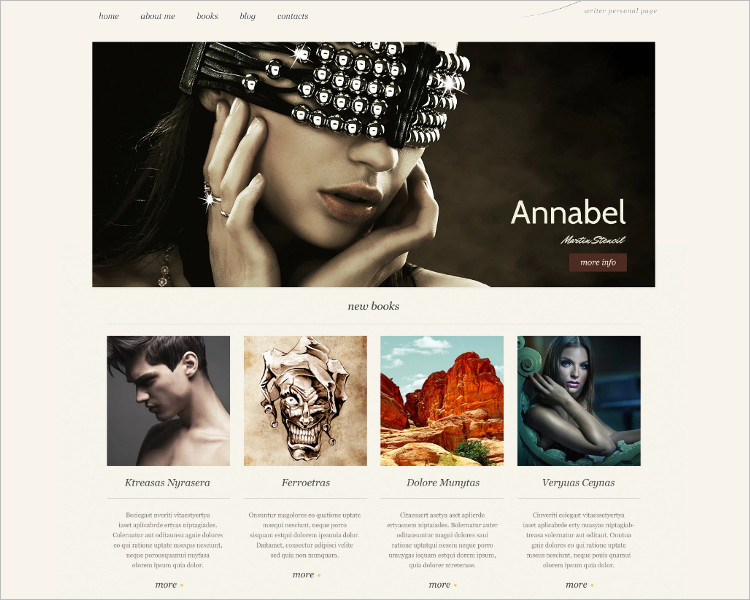 Personal Bootstrap Website Template