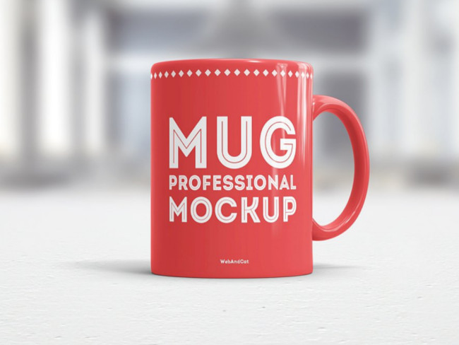 Professional Morning Coffee Mug Mockup