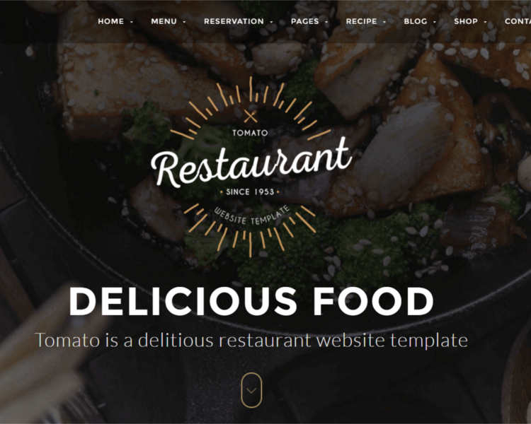 43+ Best Restaurant WordPress Templates Free Website Themes