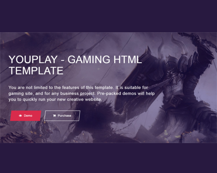 Sample Game Bootstrap Template