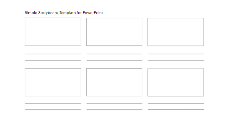 Storyboard Template PowerPoint