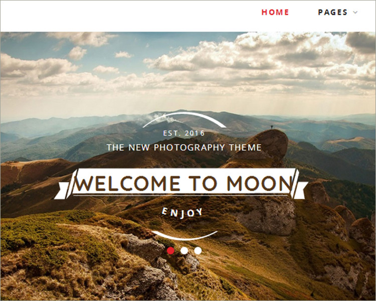WordPress Theme for Photographers