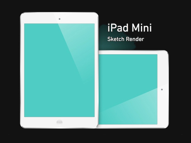 iPad Mini Free PSD