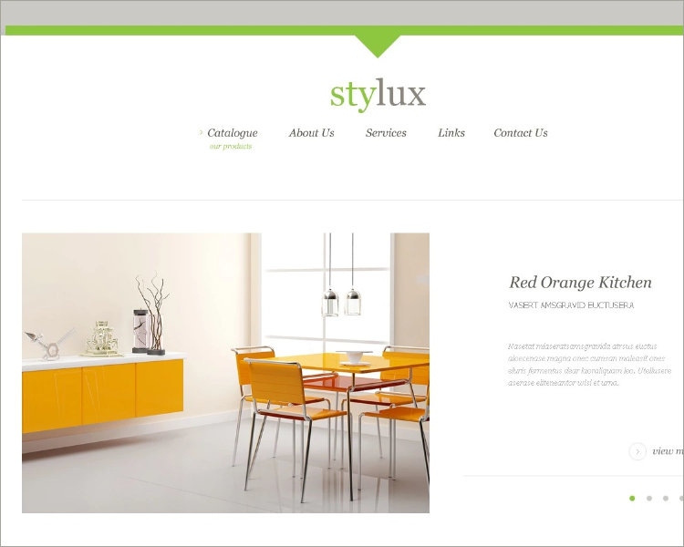 interior furniture design website template
