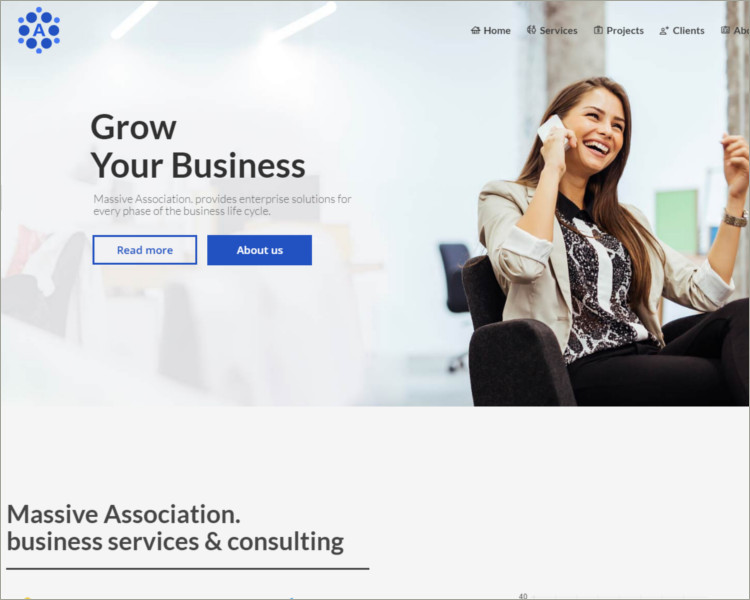 local business consulting wp theme