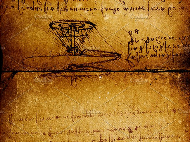 Ancient Aircraft Technology Script Paper Textures