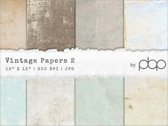 4 Photoshop Vintage Paper Textures