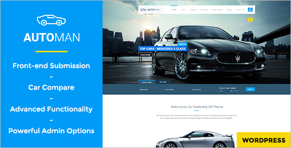 Advanced Car Dealer WordPress Theme