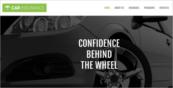 Automotive Car Insurance WordPress Template