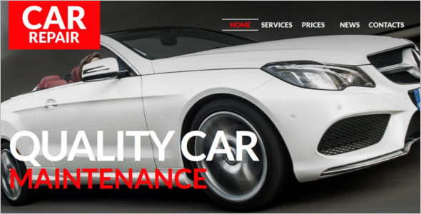 Automotive Car Maintenance WordPress Theme