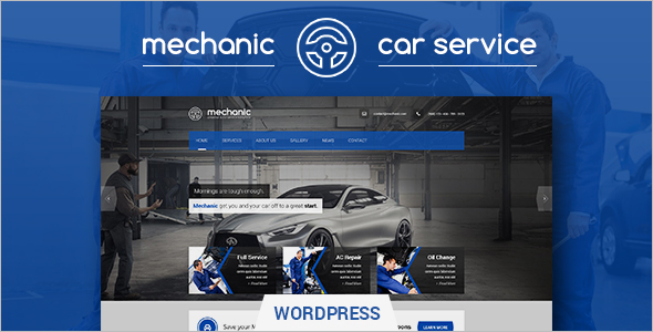 Automotive Car Polishing WordPress Template