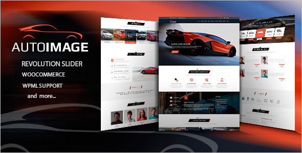 Automotive image WordPress Teplate