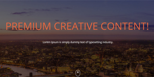 Creative Website Layout Template