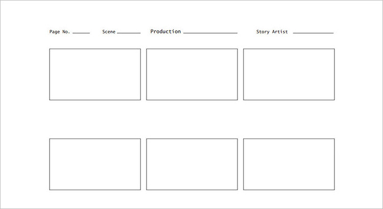 Film Story Board Template Word