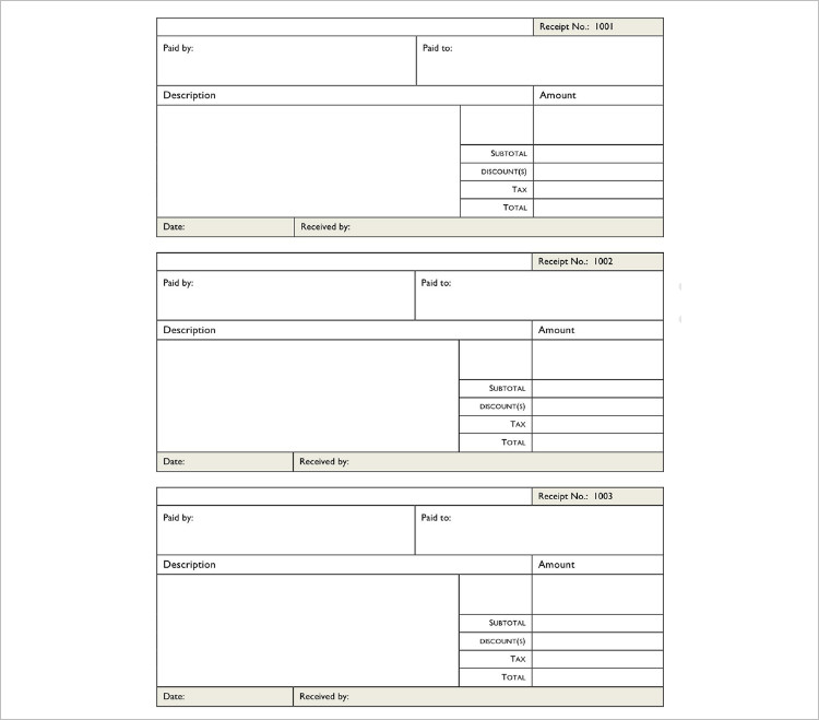 112+ Streamlining Transactions: The Power of Receipt Templates