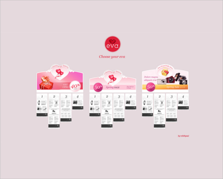 HTML Shopping Email Template