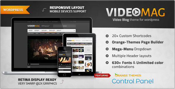 Powerful Video WordPress Template