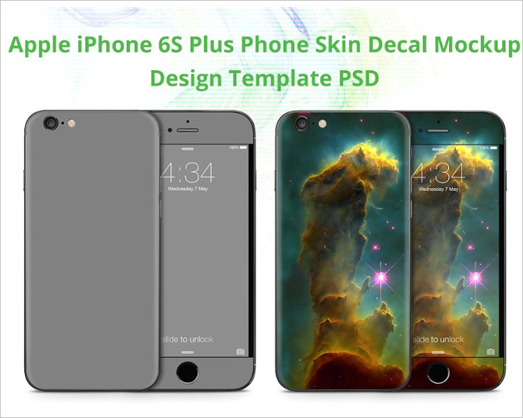 Skin Design iPhone Plus Mock-up