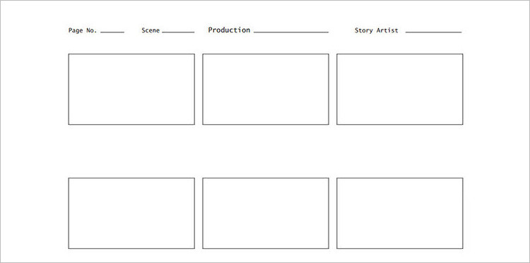 Video Story Board Template Doc
