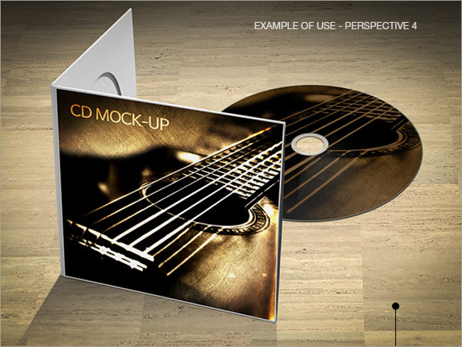 cd mockup design