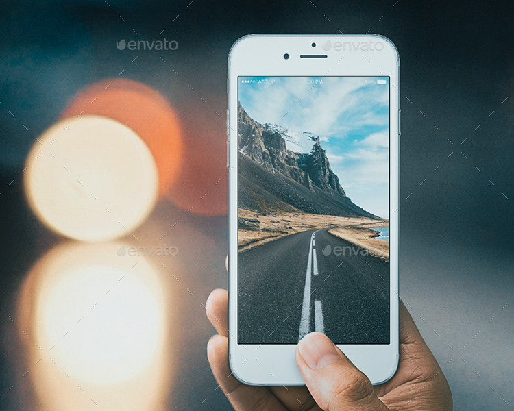 photorealistic iPhone 6s Plus Mockup