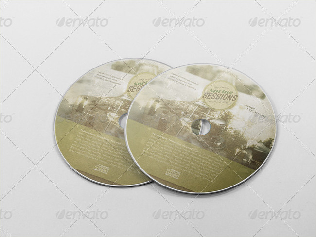 realistic cd cover mockups