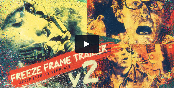 3D Parallax Freeze Frame Grunge Trailer Video