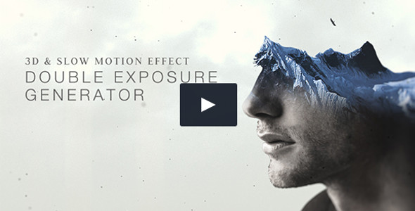 Abstract Double Exposure Generator Video Template