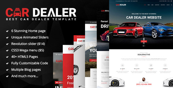 Best Car Dealer Website Templates