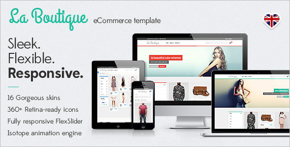 Boutique Shopping Website Template