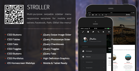 CSS3 Animated Responsive Tablet Template