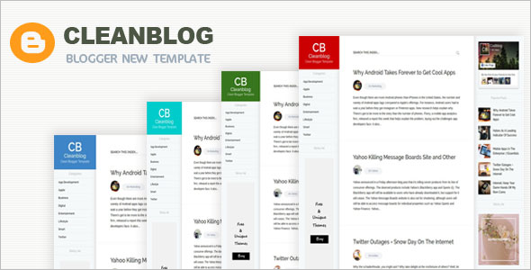 Clean blog Blogging Blogger Template