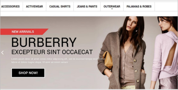Clothes Boutique Website Template