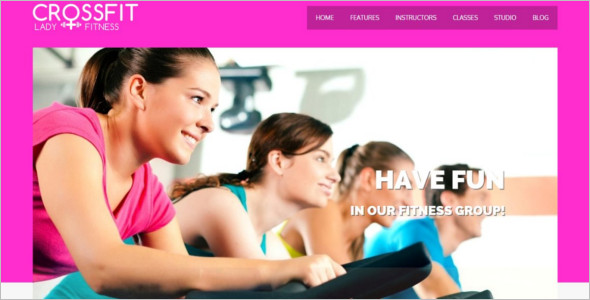 Crossfit Gym Website Template