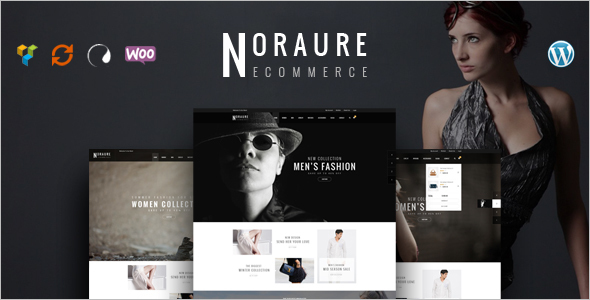 E-commerce Layout Website Template