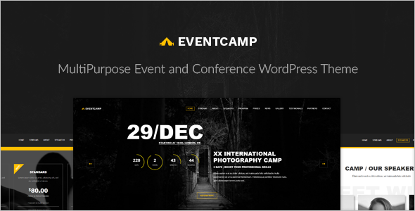 Entertainment Event WordPress Template
