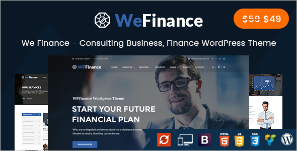 Finance Advisor Website Template