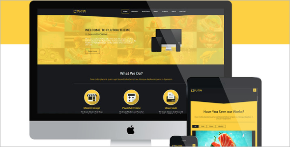 Free Single Page Bootstrap Website Template