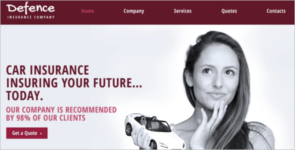 Furture Insurance Website Template