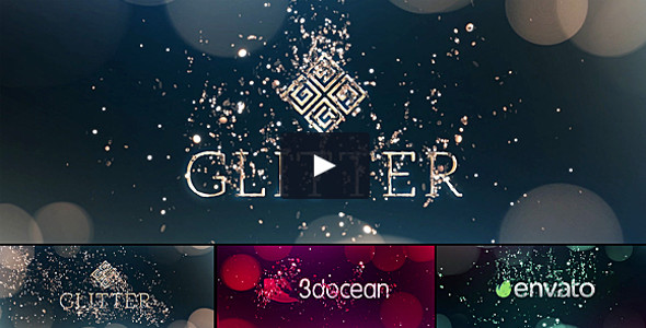 Glitter Particles Animated Logo Pack