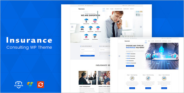 Insurance Consulting Website Template