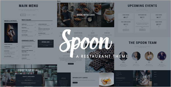 Modern Spoon WordPress Template