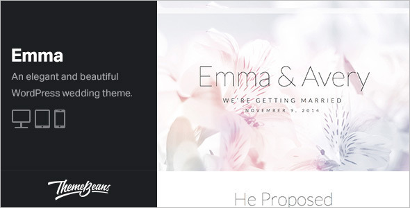 Modest Wedding WordPress Template