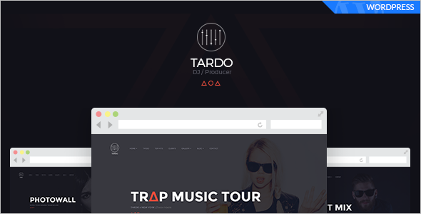 Music Store WordPress Template