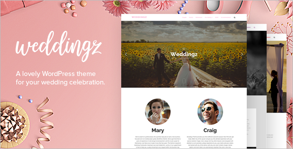 New Wedding WordPress Template
