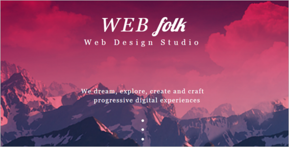 Web Design Studio Website Template