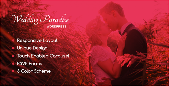 Wedding Gallery WordPress Template