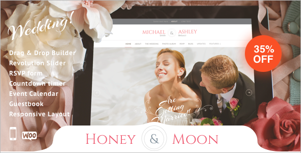 Wedding Guestbook WordPress Template