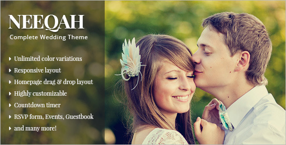 Wedding HomePage WordPress Template